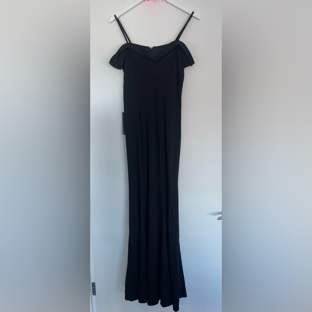 Everpretty floor length black dress